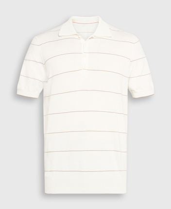 Knitted polo shirt