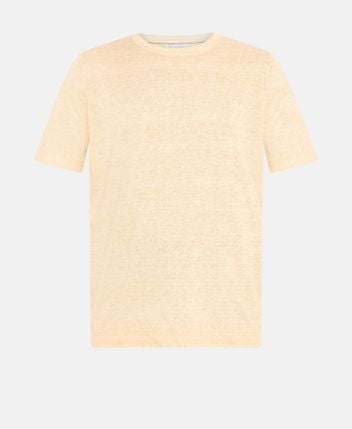 Linen-blend pullover
