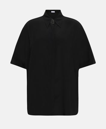 Silk shirt blouse