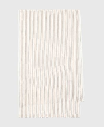 Linen-blend scarf