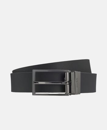 Reversible leather belt