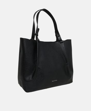 Leather shopper