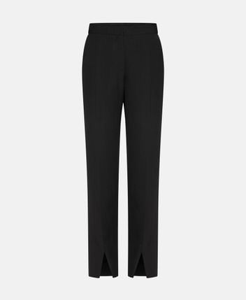 Silk-blend trousers