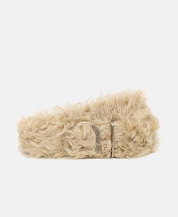 Fur belt Cintura