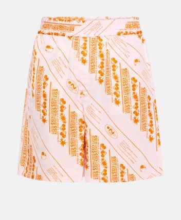 Silk-blend shorts