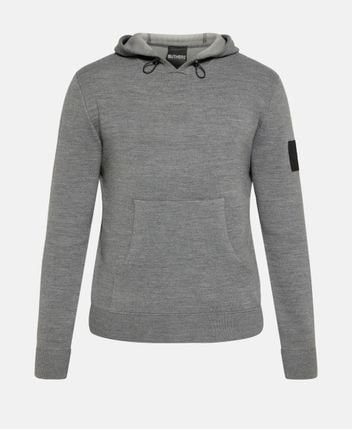 Wool-blend hooded knit jumper Vault