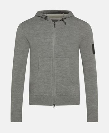 Wool-blend cardigan