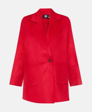 Wool-blend coat