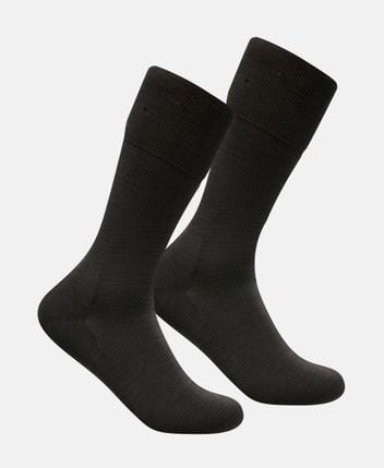 Wool-blend socks, pack of 2
