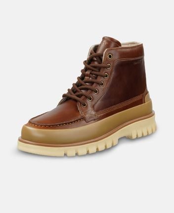 Lace-up ankle boot