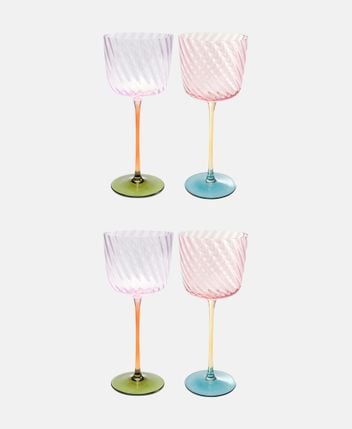 Wine glasses, set of 4