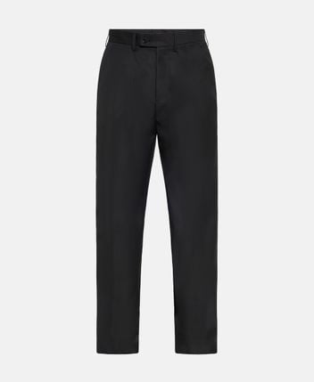 Wool-blend trousers
