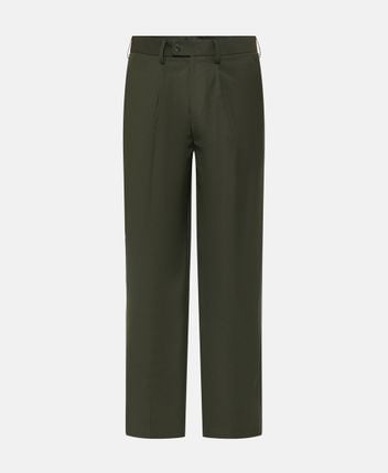 Wool-blend trousers