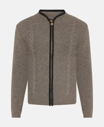 Traditional knitted cardigan