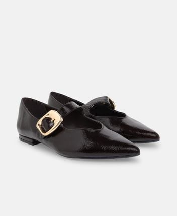 Ballerina flat with straps Stela-L-1-1