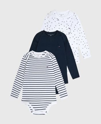Long-sleeved body, pack of 3
