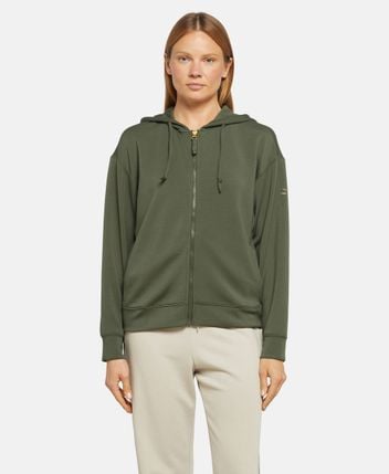 Hooded sweat jacket Caylee
