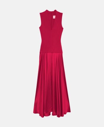 Silk-blend dress Illi