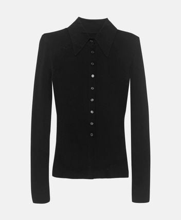 Wool cardigan Lila