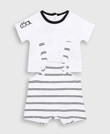 Shirt and dungarees set