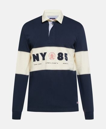 Long-sleeved polo shirt