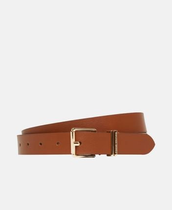 Leather belt Square