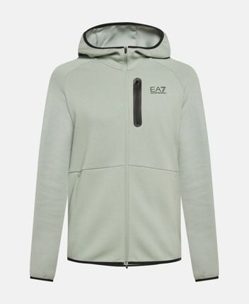Hooded sweat jacket
