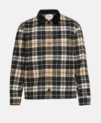 Wool-blend overshirt