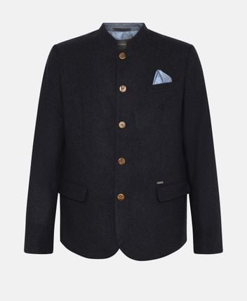Wool-blend traditional costume jacket