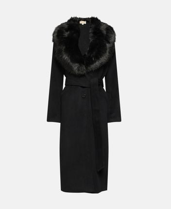 Wool-blend coat
