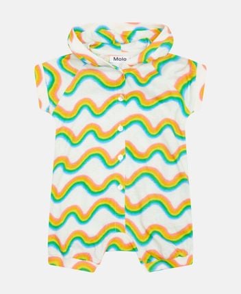 Linen-blend romper Fidelia