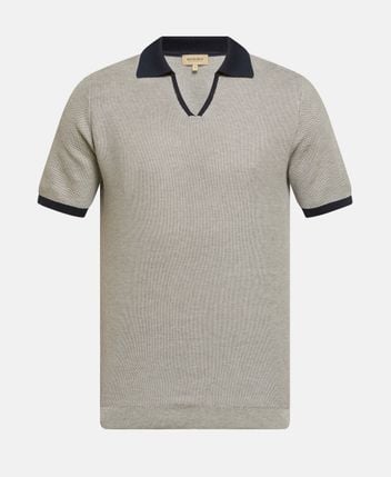 Knitted polo shirt Crepe