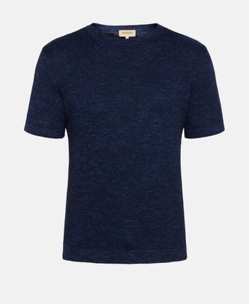 Linen-blend t-shirt
