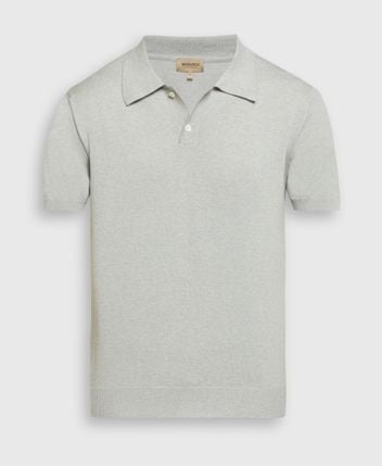Knitted polo shirt