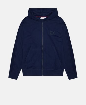 Hooded sweat jacket