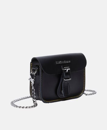Leather cross body bag 5" Satchel