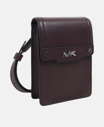Leather mobile phone bag Varick