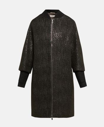 Wool-blend coat