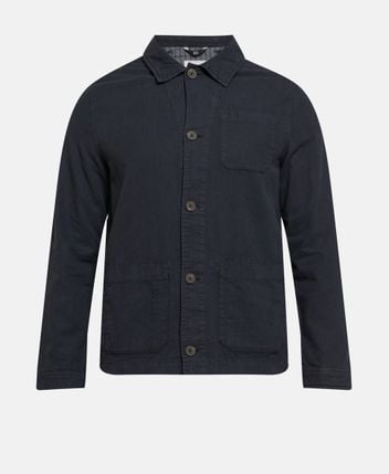 Linen-blend shacket Tropez