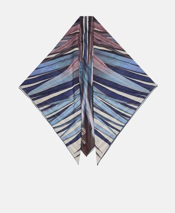 Silk-blend square scarf