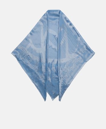 Silk-blend square scarf