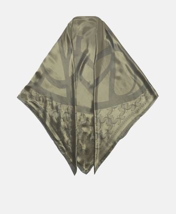 Silk-blend square scarf