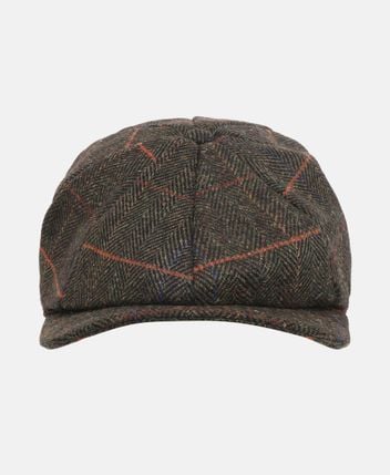 Wool-blend flat cap Wpane Bakerboy