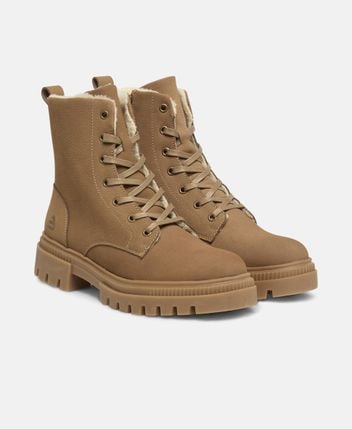 Lace-up ankle boot
