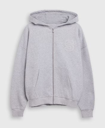 Hooded sweat jacket