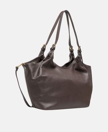 Leather tote bag Tilda