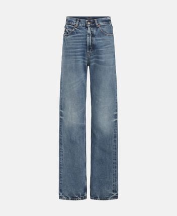 Straight-leg jeans