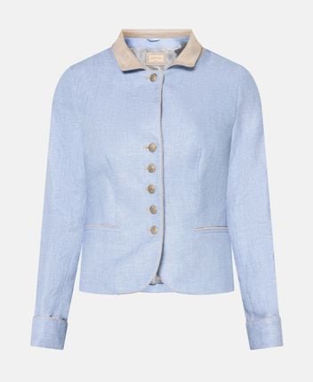 Linen-blend transitional jacket Giulietta
