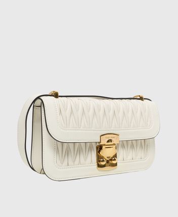 Leather cross body bag Matelassé