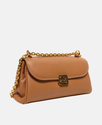 Leather shoulder bag